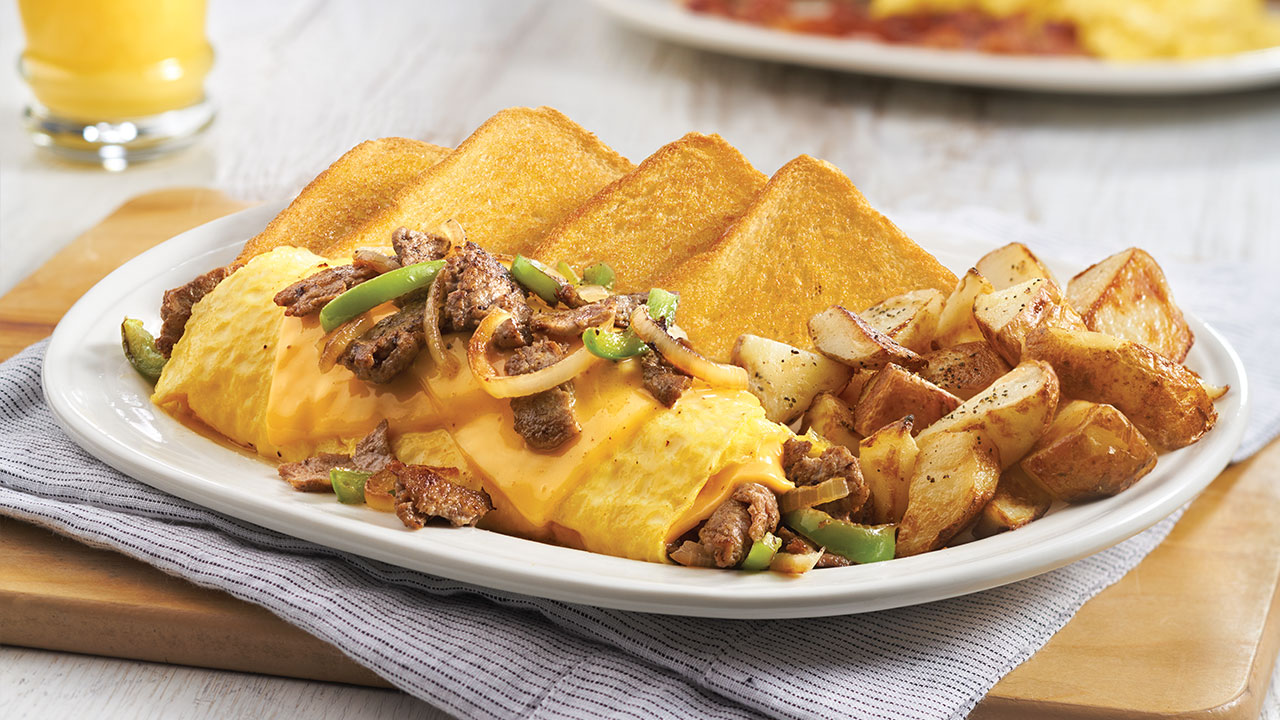 Philly Steak and Cheese Omelet