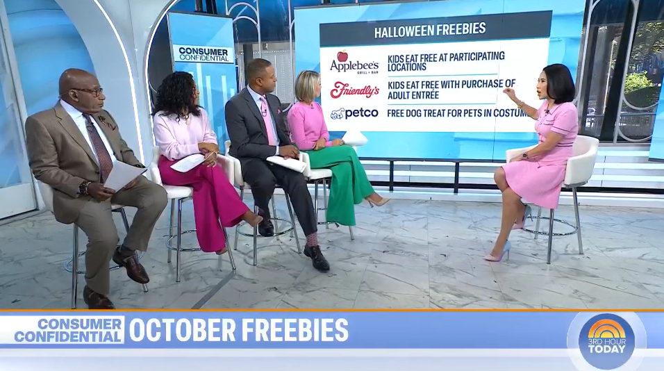 The Today Show: Consumer Confidential - October 2025 Freebies